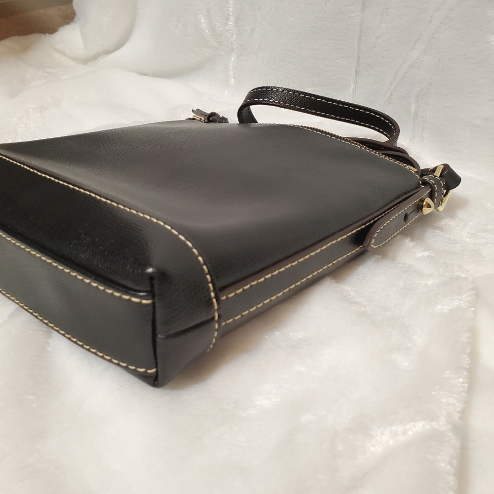 Dooney & Bourke Black and Brown Crossbody Bag - Picture 6 of 16
